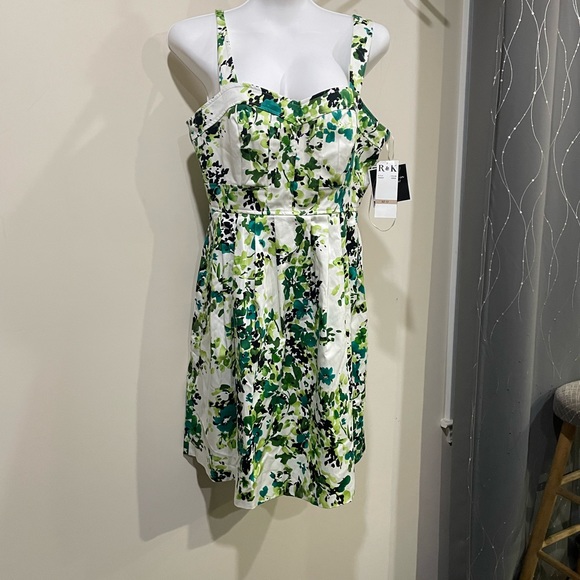 R&K Green Sundress, NWT, size 12 - Picture 2 of 16